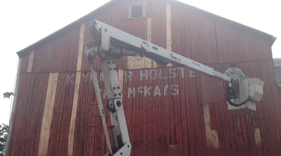 Pre barn painting