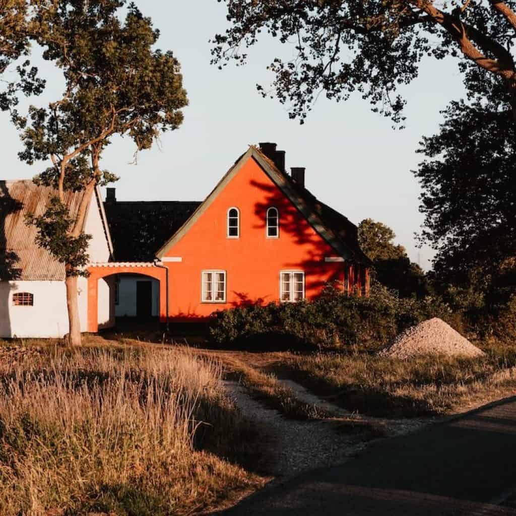 Red House Exterior Painted Ontario