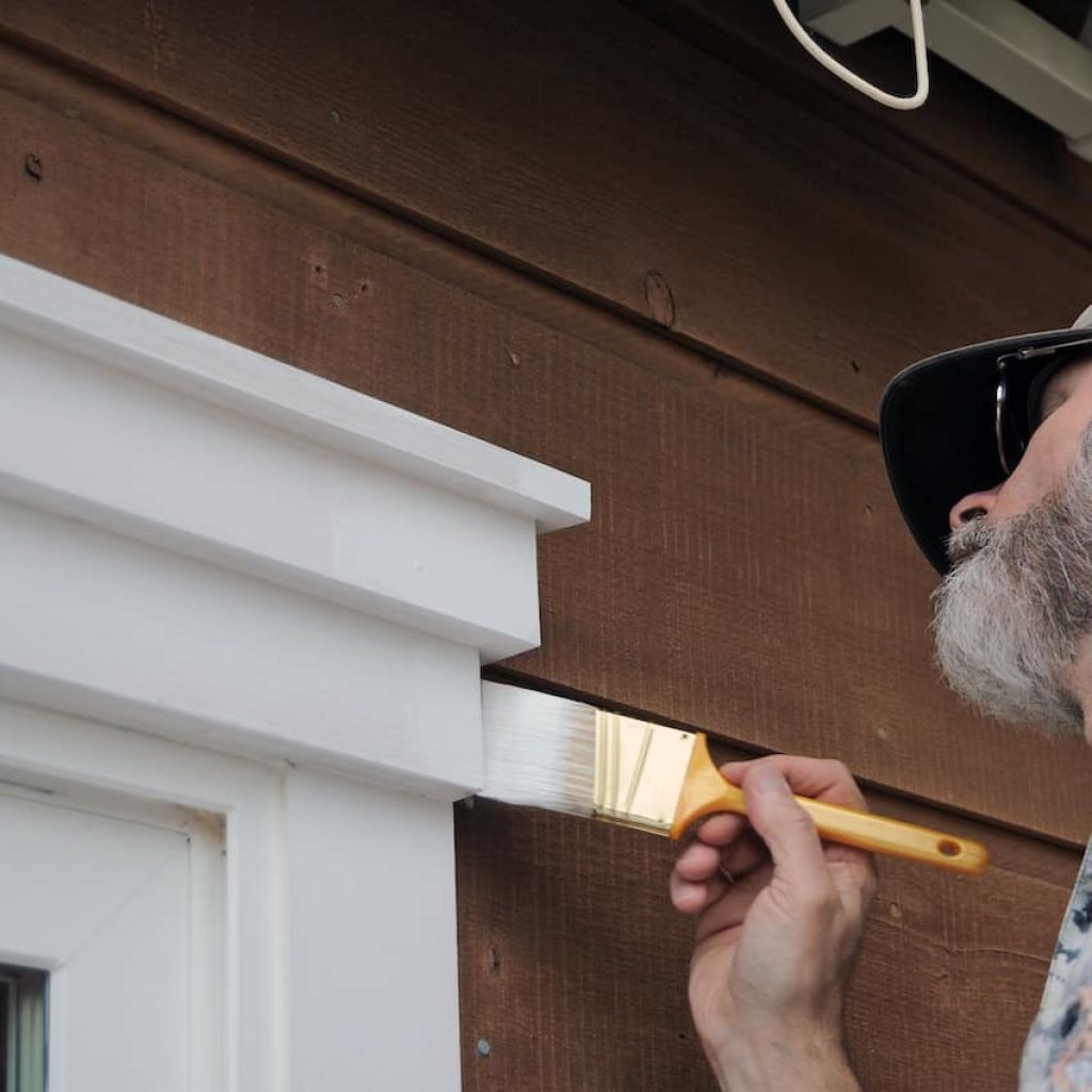 Painting the trim